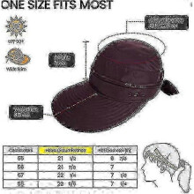 (Purple) 2023 New Hats compatible with Women Upf 50+ Uv Sun Protective Convertible Beach Visor Hat