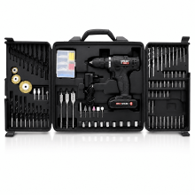MYLEK 18V Cordless Drill with 151-Piece Accessory Kit