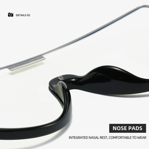 Novelty Retro Oversized Sunglasses Stylish Frame Metal Frame-1 1