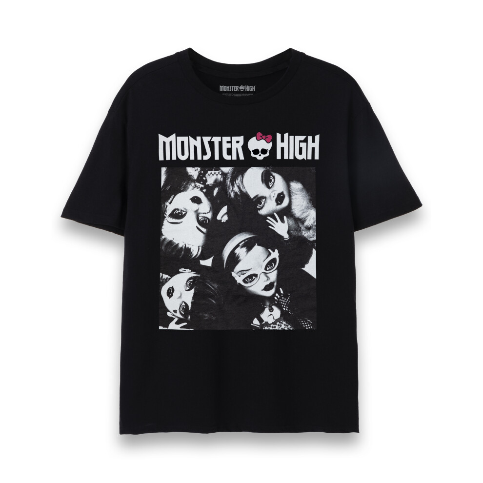Monster High (Small) Short Sleeved T-Shirt (Womens ) Black