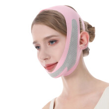 Bandes de levage pour soins du visage, en forme de V, contour-PK