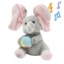 Animated Elephant Toys Plush Singing Elephant with Ears Moving Electric Plush Toy