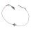 Layering Bracelet Featuring Rhinestones And Adjustable-Pink 1