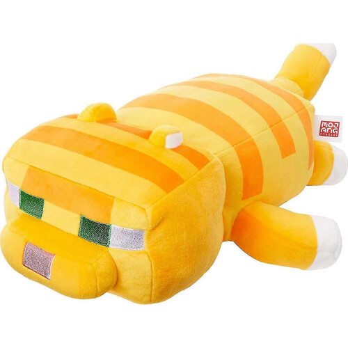Minecraft Lie Yellow Cat Plush Toy