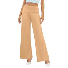 Women's yoga pants, wide-leg pants, comfortable,-Khaki XL