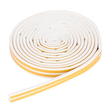 EPDM Rubber Seal Strip 5m 9x6mm White