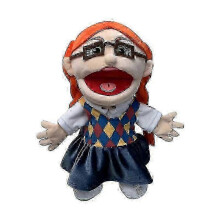 (30cm, Penelope) 2025 Jeffy Hand Puppet Cartoon Soft Plush Toy, Cosplay Doll Puppet Game for Kids Gift