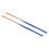 2Pcs Measuring Ruler Tool with Inches-Gradient Royal Blue 1