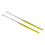 2Pcs Clear Acrylic Ruler Colorful Straight-Gradient fluorescent 1