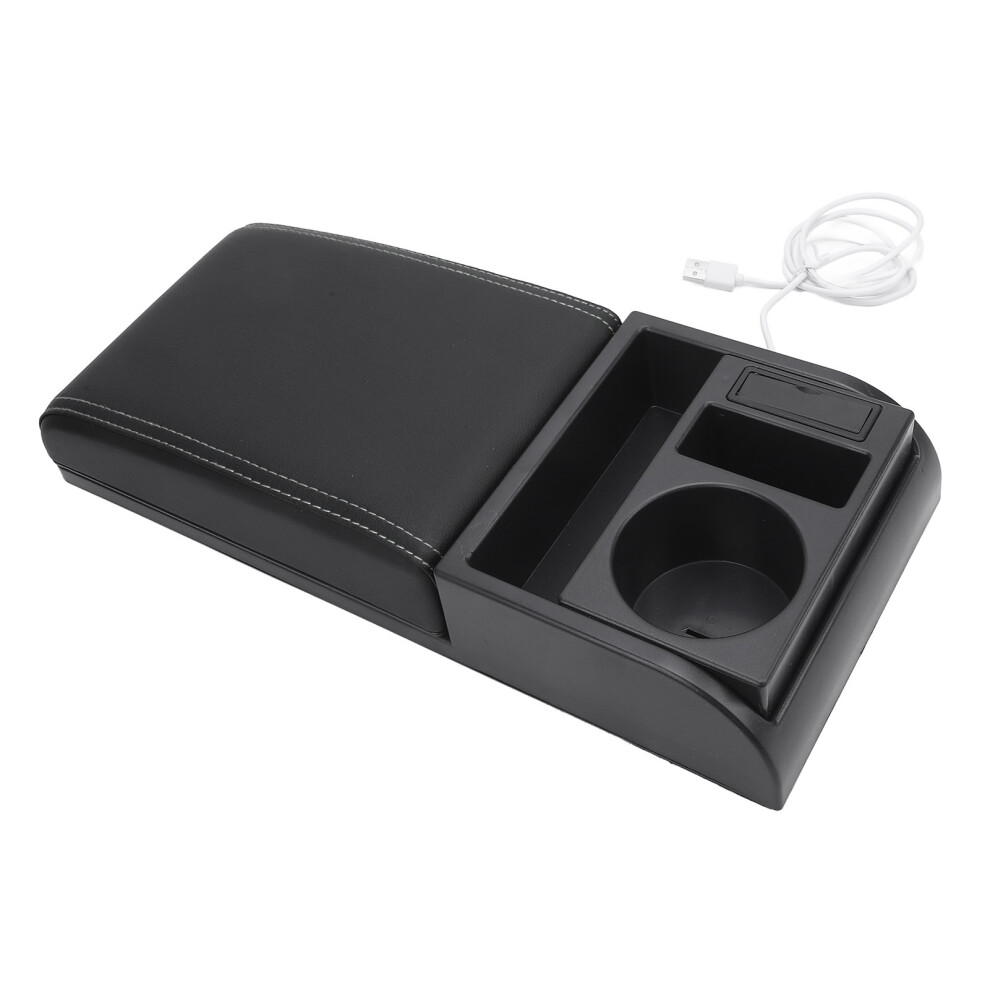Pu Leather Console Armrest With Usb 7444352706402