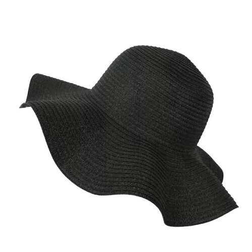 (Black) Women's Beach Hat Summer Essentials Sun Protective Wide Brim Hat