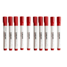 10Pcs Erasable Quick Drying Whiteboard Marker for-Red