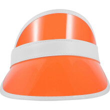 Wide Brim Sun Visor Hat Outdoor Sun Visor Hat Travel Sun Hat Women Safe Wide Brim Sun Hat Orange 1Pcs