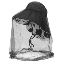 Outdoor Hat Breathable Mesh Hat Round Top Women Sun Hat Polyester Gauze Air Permeability 1Set