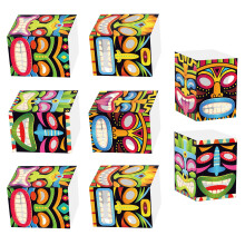 4/8/12Pcs Hawaiian Party Totem Box Decorations User Friendly-8