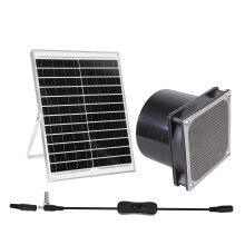 120mm Solar Panel Ventilation Fan For Outdoor Shed Pipe Tent