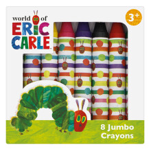 The Very Hungry Caterpillar Set of 8 Jumbo Wax Crayons