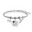 Trendy Stainless Steel Snake Bone Bracelet Bangle-02 Silver 1