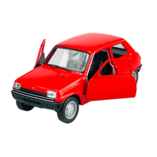 WELLY OLD TIMER RENAULT 5 RED 1:34 NEW METAL MODEL