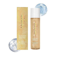 1-3x Sheer Setting Mist Sunscreen SPF 50, Broad Spectrum Shimmering Body Oil Mist, Hydrating Makeup-Friendly Glow Spray for Face & Body