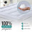 (Single) Hotel Quality Mattress Topper 10cm Extra Deep Quilted Bed Topper 7