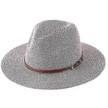 (56-58cm, pink02) 56-58-59-60CM New Natural Panama Soft Shaped Straw Hat Summer Women/Men Wide Brim Beach Sun Cap UV Protection Fedora Hat