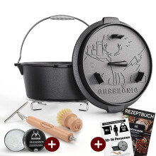 (12L, Ohne Füße) GUSSKÖNIG Dutch Oven Set