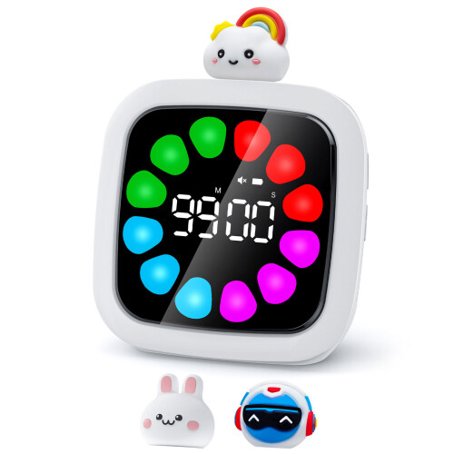 99 Minutes Visual Timer Quiet Operation Countdown Alarm-petal