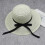 Grass Woven Wide-brimmed Foldable Hat Beach Sun Hat with bow for Women 1