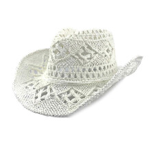 Women Straw Panama Hat Beach Sun Hat Wide Brim Straw Roll Up Hat,white