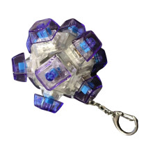 LED Light Up Office Desk Companion Clickers 12 Button-Purple