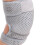 Adjustable Open Knee Guard Enhances Stability-Light Grey 1
