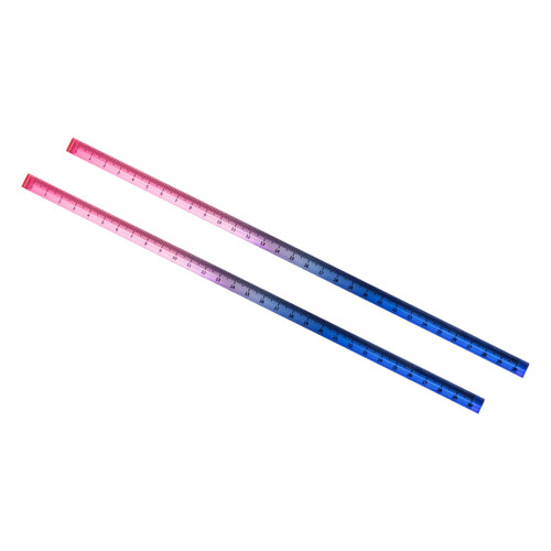 Rechte liniaal met inches centimeters,-Gradient baolanfen