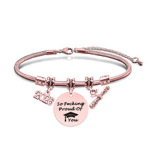 Jaar 2026 Snake Bone Armband Memorial Handketting-10 roségoud