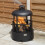 Smart Garden Products 80cm Black Steel Firedancer Chiminea Fire Pit with Fire Poker 4