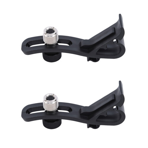 Clip de microphone à tambour, 2 pièces, support de-2 pièces