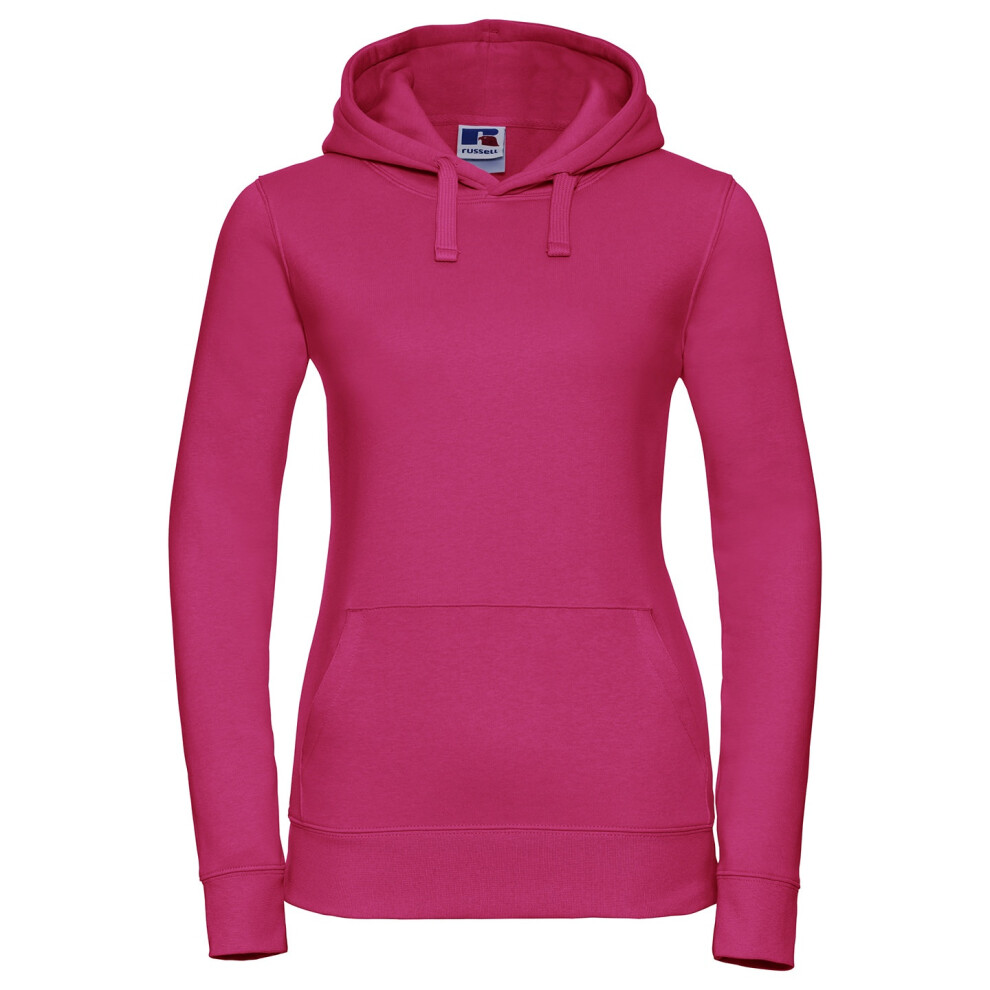Russell (12 Uk, Fuchsia) Womens/Ladies Authentic Hoodie Multicoloured