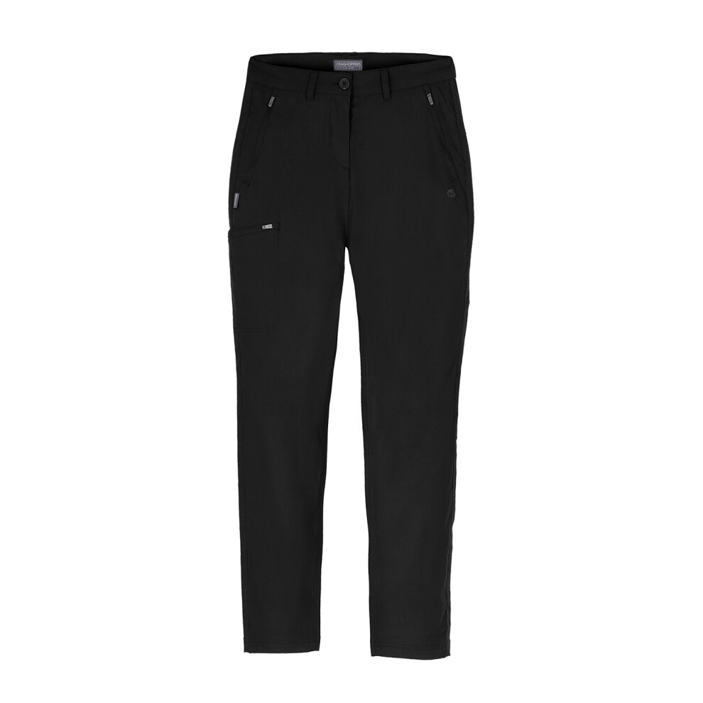 Craghoppers (12 Uk R, ) Womens/Ladies Kiwi Pro Stretch Trousers Black