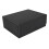 Magnetic Trading Card Storage Box with 3 Separate Rows-Black 1