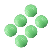6 Fluorescent Golf Balls Night Use