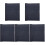 5Rouleaux Papier Crépon Noir Pour , Fleurs Décorations 1