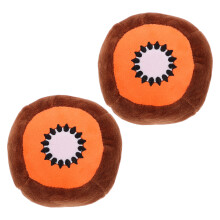 2Pcs Plush Squeaky Dog Chew Toys Interactive Training Play Toys