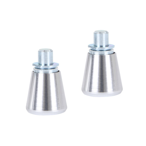 Spring Plunger Fastening Pin Silver Carbon Steel Mechanical Use