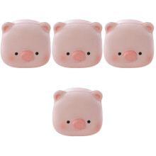 4Pcs Portable Pink Pig Stress Balls Squeeze Toys for Kids Fun
