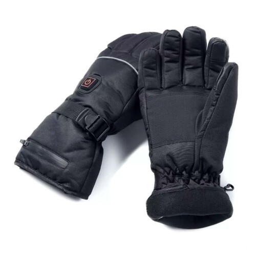 Black Heating Gloves 3 Mode Intelligent Control Skiing Outdoor