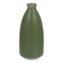 1Pc Elegant Green Ceramic Zen Vase Decorative Floral Arrangement Vase