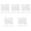 30Sheets PVC Number Stickers Waterproof Adhesive DIY Mailbox Trash Bin 1