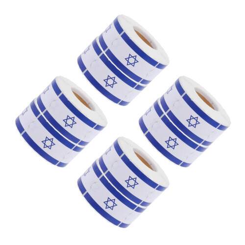 8Rolls Flag Stickers Waterproof Multi-Use Self Adhesive Decals
