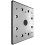 Black Square Sander Pad Replacement with Aluminum Eva Material 1