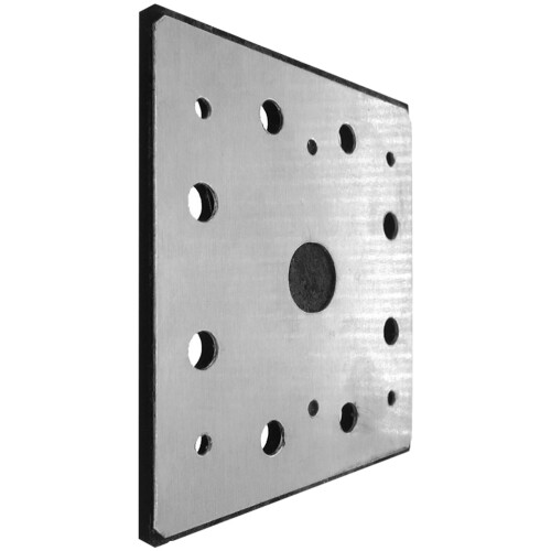 Black Square Sander Pad Replacement with Aluminum Eva Material